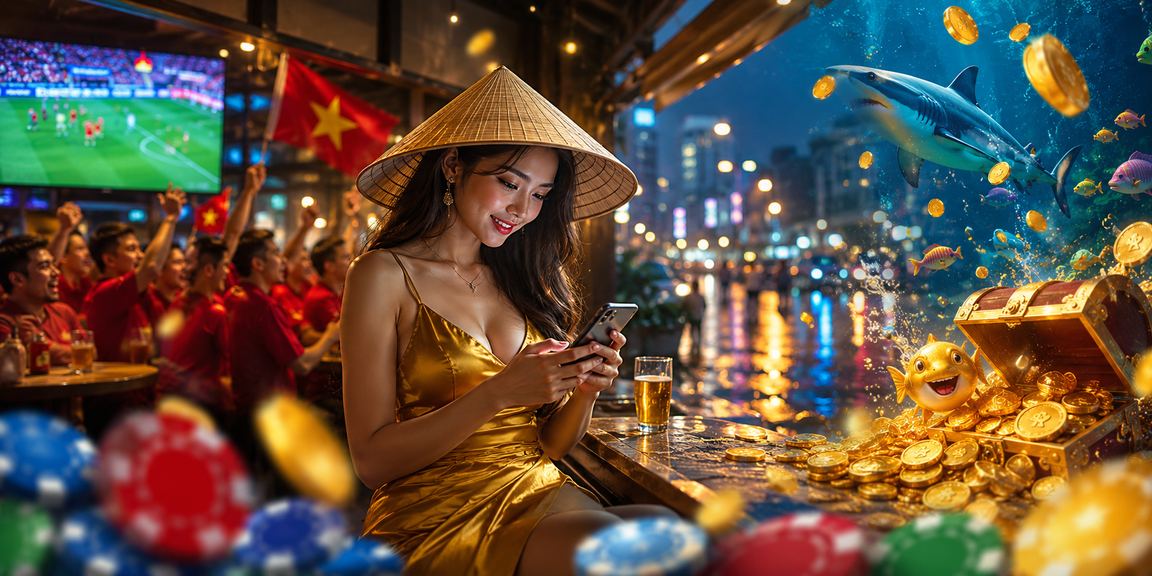 Người dùng tại Thành phố Hồ Chí Minh đăng nhập casino di động fly68 với nón lá truyền thống